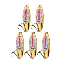 5 Pieces Fishing Spoons Lures Metal Vertical Bass Baits and Lures Fres