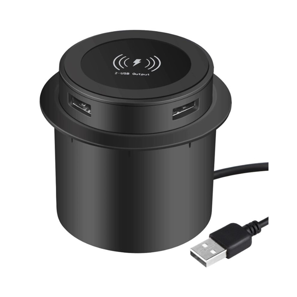 Fast Wireless Charger - Desktop Embedded Fast Wireless Charger With Usb Port 30W Universal 6031794478762