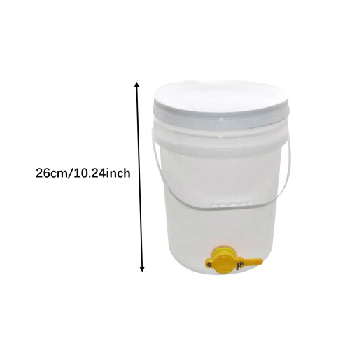 Honey Bucket with Gate Pail Multifunction Dispenser Farm Extractor Equ 1