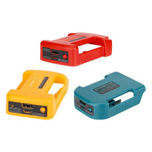 USB Fast Charger Adapter Compatible for M18 18V Battery Dual Output Port with USB and Type-C Charging