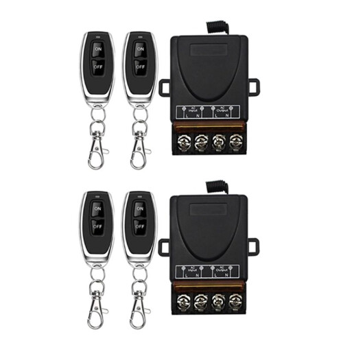 AC 220V 30A 1CH 433MHz Wireless Remote Control  RF Relay Receiver with /Off Transmitter