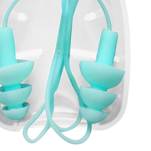 Silicone Earplugs with Carry Box Swimming Earplugs for Work Sleeping C 2
