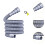 Waste Water Pipe Kit Easily Install Foldable Professional with Clamp 5 3