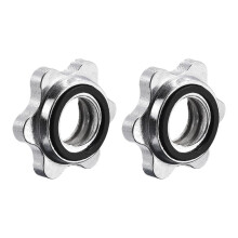 2x Barbell Collars Portable Dumbbell Screw Clamps for Fitness Indoor O