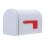 Tinplate Mailbox, Weatherproof Mail Box for Farmhouse Mailbox Post Cla 1