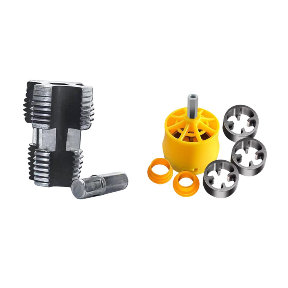 Pvc Pipe Threader Kit Plumbing Tools For Electric Drill Supplies Acces 6902696366832