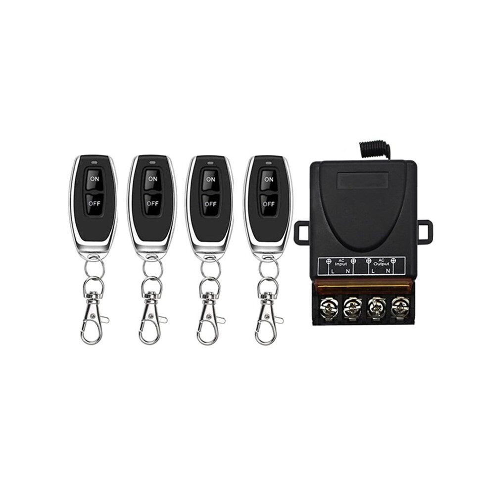 Ac 220V 30A 1Ch 433Mhz Wireless Remote Control Rf Relay Receiver + Off/ Transmitter A 6031356949860