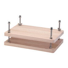 Wood Book Press DIY Crafts 30cmx19.2cm for Tabletop Book Binding Enthu
