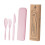 Travel Utensils Set Reusable Flatware Tableware for Hotel Outdoor Rest 1
