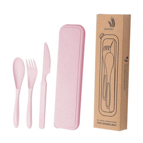 Travel Utensils Set Reusable Flatware Tableware for Hotel Outdoor Rest