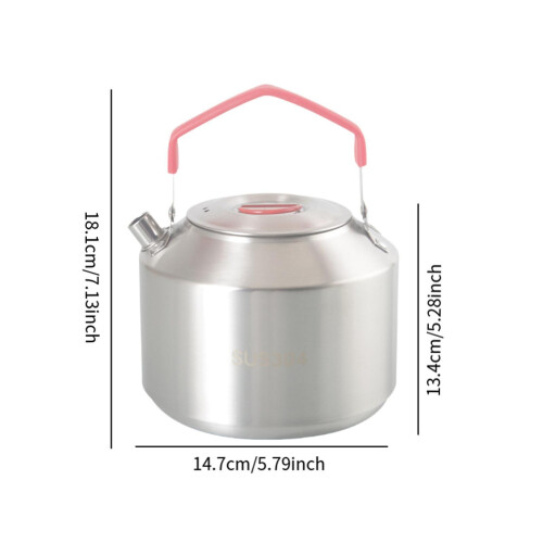 Camping Kettle Multipurpose Water Pot for Boiling Water Climbing Backp 1