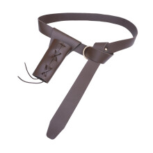 Knight Belt with Scabbard Sheath Portable for Role Play Cosplay Themed