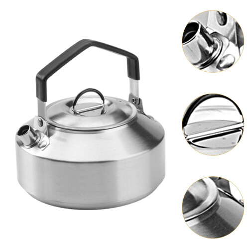 Camping Kettle Drinkware Coffee Tea Pot for Picnic Boiling Water Backp 2
