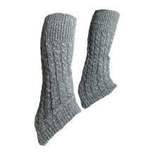 Ice Figure Skating Leg Warmers High Footless for Women over The Boot W