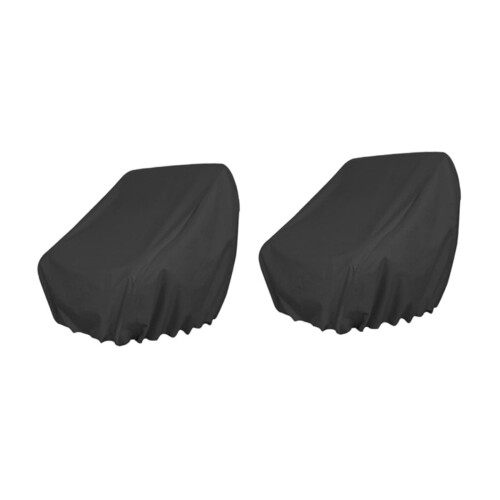 2 Pieces Boat Seat Covers Waterproof Easy Installation Heavy Duty Prot