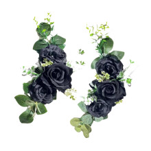 2 Pieces Artificial Flower Swags Front Door Floral Garlands for Center