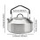 Camping Kettle Drinkware Coffee Tea Pot for Picnic Boiling Water Backp 2