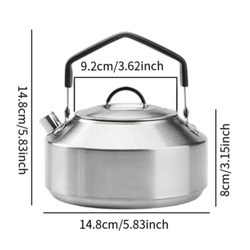 Camping Kettle Drinkware Coffee Tea Pot for Picnic Boiling Water Backp 1
