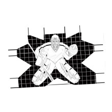 Hockey Goal Folding Easy Installation Goalie Target for Adults Goalie