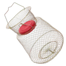 Fish Basket Professional Fishing Net Cage for Crawfish Trouts Fishing