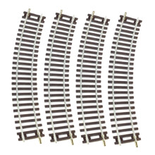 4Pcs HO Scale Track DIY Scene Railroad Track for 1:87 Birthdays