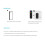 Miboxer 2.4G RF Wireless Remote Controller Brightness Adjustable Lighting Color Temperature RGB+CCT Magnetic Mount C6 6