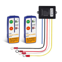 12V Universal Electric Winch Wireless Remote Control Kit for ATV SUV Truck Boat Receiver Module Transmitter