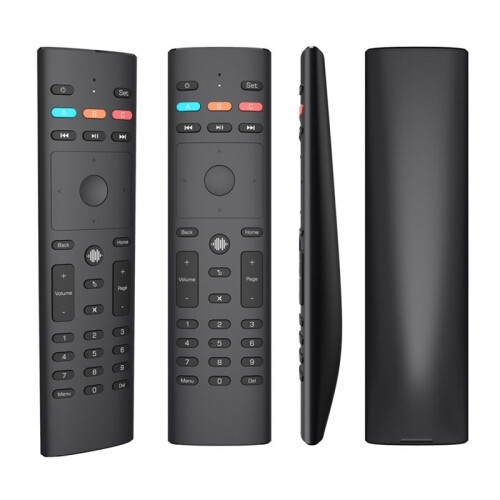 G40S Air Mouse  Voice Microphone Gyroscope 2.4G Wireless 33 Keys IR Learning Remote Control for Android TV Box 2