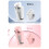 Remote Control Page Turner Camera Camcorder for  Paperwhite Oasis Kobo EReaders+ Remote Control Extenders White 7