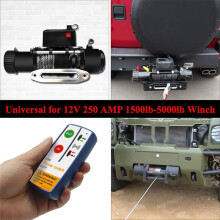 12V Universal Electric Winch Wireless Remote Control Kit for ATV SUV Truck Boat Receiver Module Transmitter