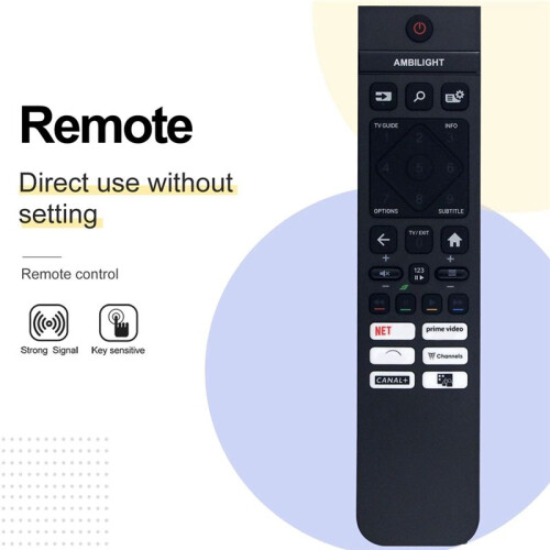 Replace Remote Control SRC-3216-06 for  TV 398GR10BEPHNF000SY SRC-3216-06 Remote Control No Voice 1