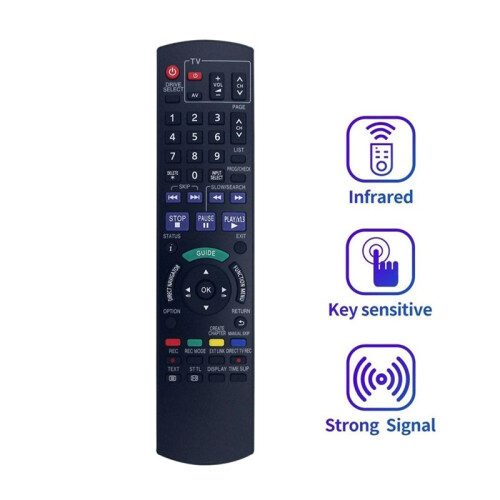 Remote Control N2QAYB000336 Replacement for  DVD Recorder N2QAYB000336 Remote Control 1