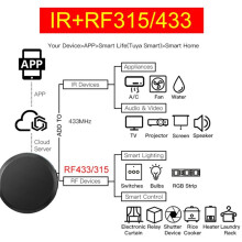 Tuya WiFi Infrared Remote Control RF433/315mhz Infrared TV Conditioner Life for Alexa Home Used Togethe