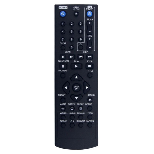 Remote Control COV33662806 Replacement for  DVD Player DP132H DP132HE DVX691KH DV276-E2M DVX640H DVX690H DVX642H