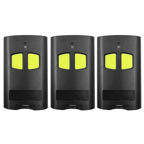3PCS Garage Door Remote Control for to.GO 2VA Garage Door Opener 433.92MHz Rolling Code Handheld Transmitter
