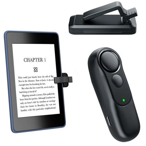 Wireless Remote Control Page Turner for  EReaders, RF Camera Shutter Clicker for Camcorders 1