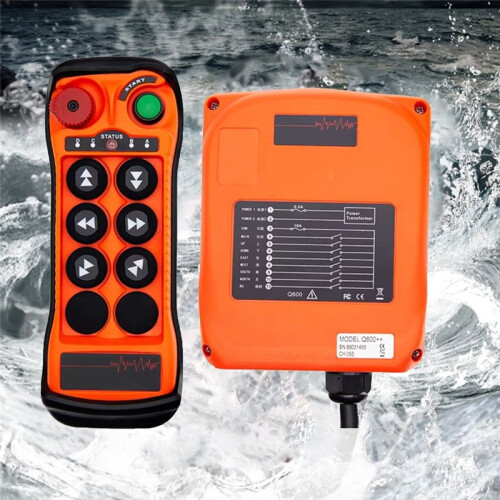 ACDC12-24V Q600 Industrial Remote Control for Cranes Infinitely Matched Code Large Instrument Control Lift 2