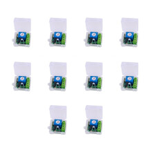 10X 12V 1CH RF Relay Receiver 433MHz Universal Wireless Remote Control 433 MHz Transmitter Button Module DIY