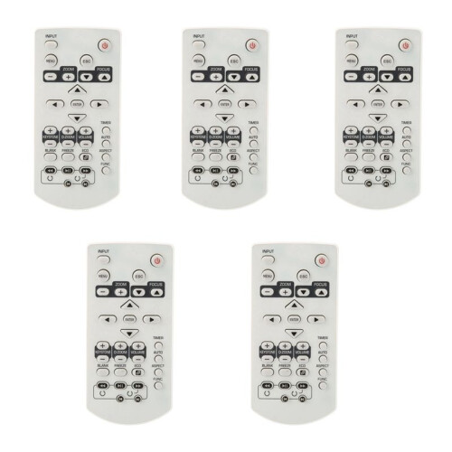 5X YT‑130 Remote Control Replace for  XJ‑A142 XJ‑A147 XJ‑A242 XJ‑A247 Projector Remote Control 1