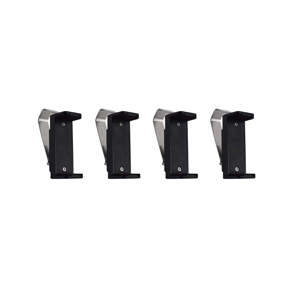 Garage Door Opener Clip, Car Garage Remote Visor Clip Holder For Liftmaster Chamberlain, For Remote Controls 4Pcs Silver 6031592475932