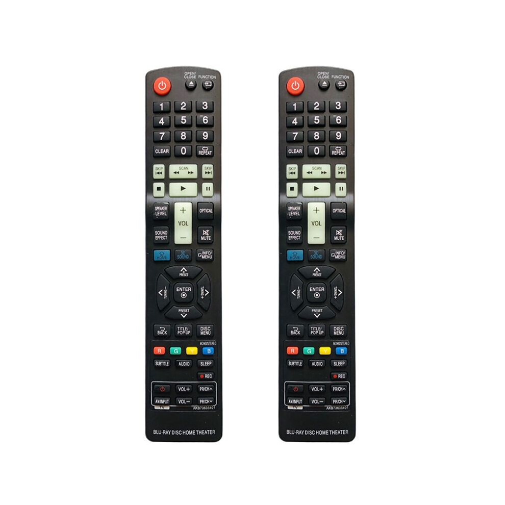 2X Akb73635401 Remote Control For Blu-Ray 3D Wireless Combination Home Theater Remote Control Universal Akb73375504 6033640739225