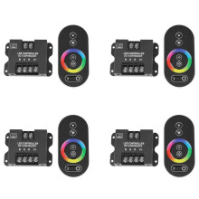 4X 30A Contact RGB RF Afstandsbediening  12V 24V 3Channelx10A 360W/720W Controller voor LED Strip Licht Accessoires SMD 5050