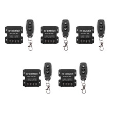 5X 12V RF LED Dimmer Wireless Brightness 3 Keys Remote Controller 12V-24V 30A for 5050 3528 Single Color Strip Lights