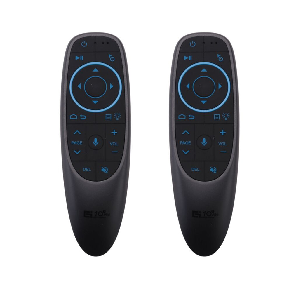 2X G10s Pro Bt Airmouse Backlit Voice Remote Control Wireless For Player Ir Learning G10 Gyroscope For Android Tv Box 6133664824768