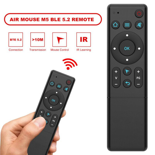 5X M5  5.2 Air Mouse Wireless Infrared Learning Remote Control for  TV Box TV Projector and PC  Home 2