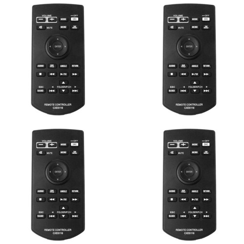 4X Replacement Remote Control CXE5116 for  AVH-1300NEX AVH-X390BS AVH-2300NEX