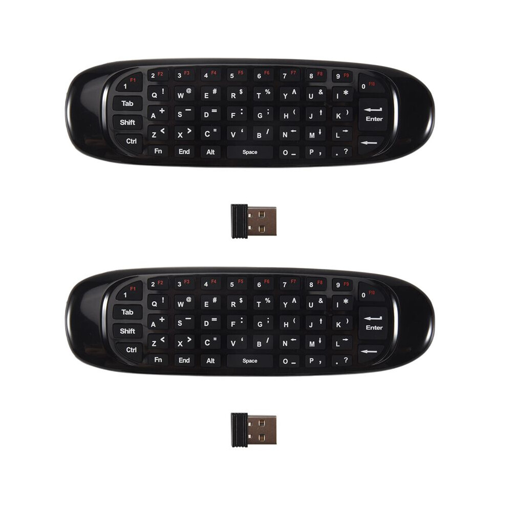 2X Air Mouse Fly Air Mouse Wireless Keyboard Airmouse For 9.0 8.1 Android Tv Box/Pc/Tv Tv 2.4G(C120) 6031969017024