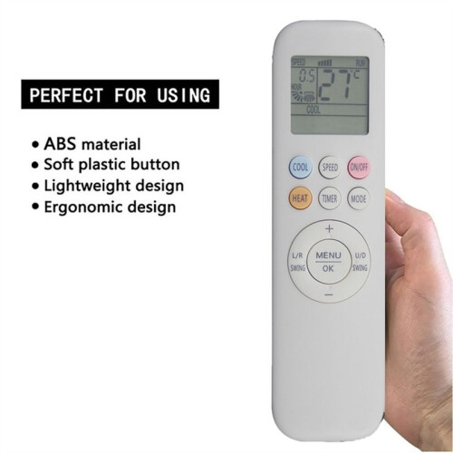 5X New YKR-T/011E Remote Control Replacement for AUX Air Conditioner Remote Control ,White 1