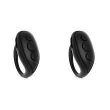 2X Remote Control Page Turner, Cell Phone Camera Shutter Selfie Remote, Ring Remote for