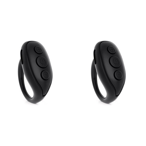 2X  Remote Control Page Turner, Cell Phone Camera Shutter Selfie Remote,  Ring Remote for 1